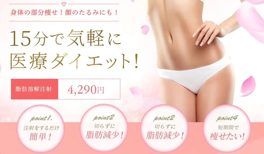 15分で気軽に医療ダイエット！